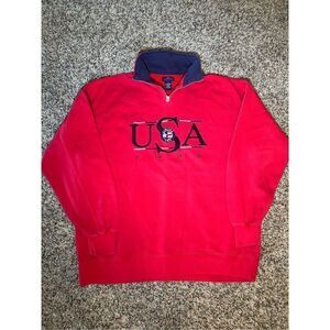 American Vintage Red Crewneck Sweater